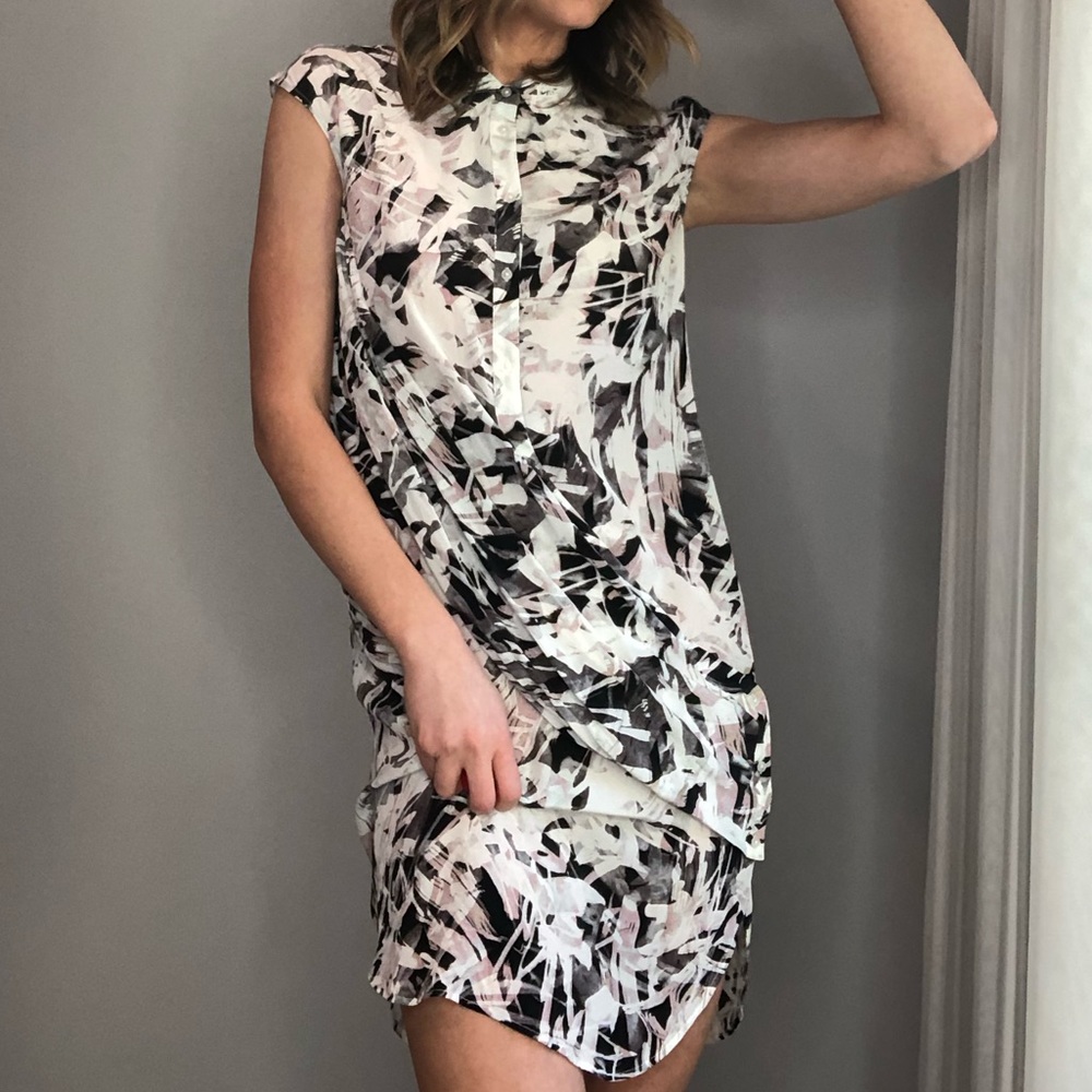 100% silk button up dress from Australian designer